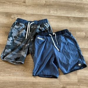 EUC lot (2) Vuori board shorts- Size S